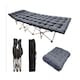 image 1 of Groundlevel Foldable Guest Folding Camping Bed with Removeable Cushioned Mattress