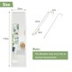 image 2 of COSTWAY Full Length Mirror Over the Door Wall Hanging White White