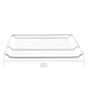 image 5 of SPARES2GO Shelf compatible with Cookology Oven Cooker Grill Wire Rack Chrome 465 x 365 mm