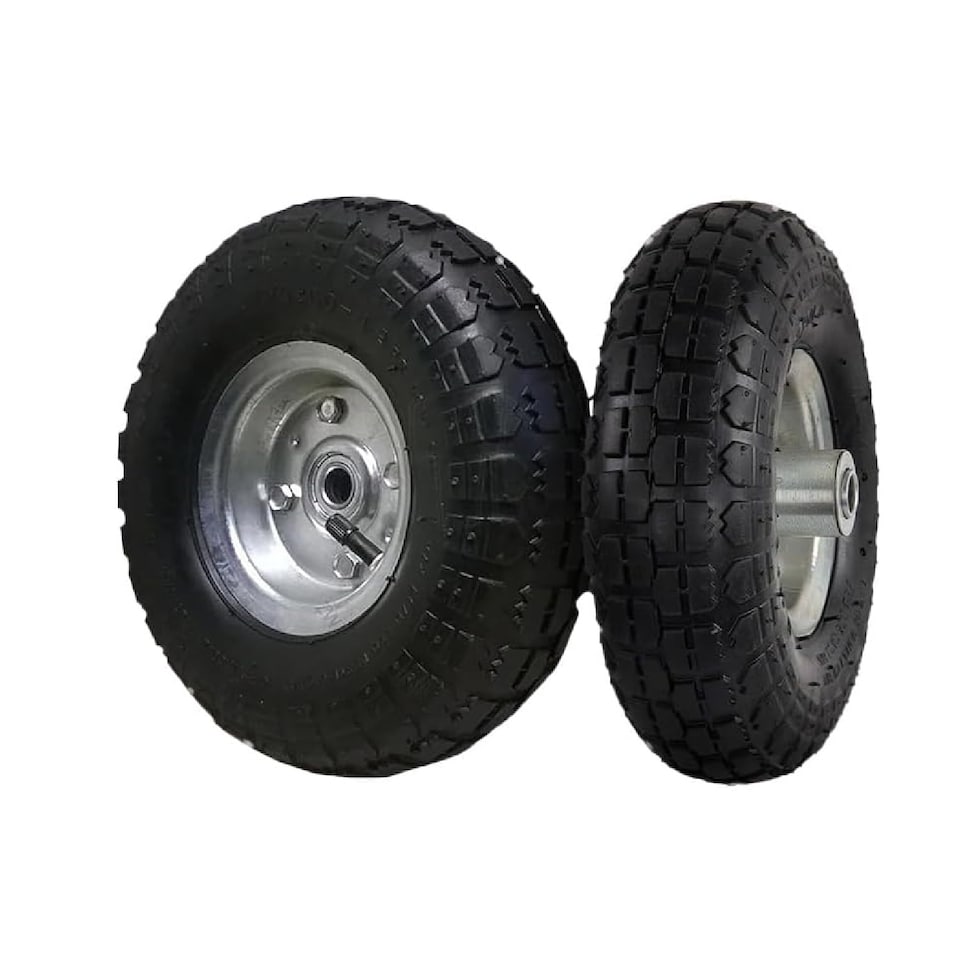 image 1 of Pneumatic Sack Truck Tyre 10' Wheel For Wheelbarrows Carts Hand Trucks