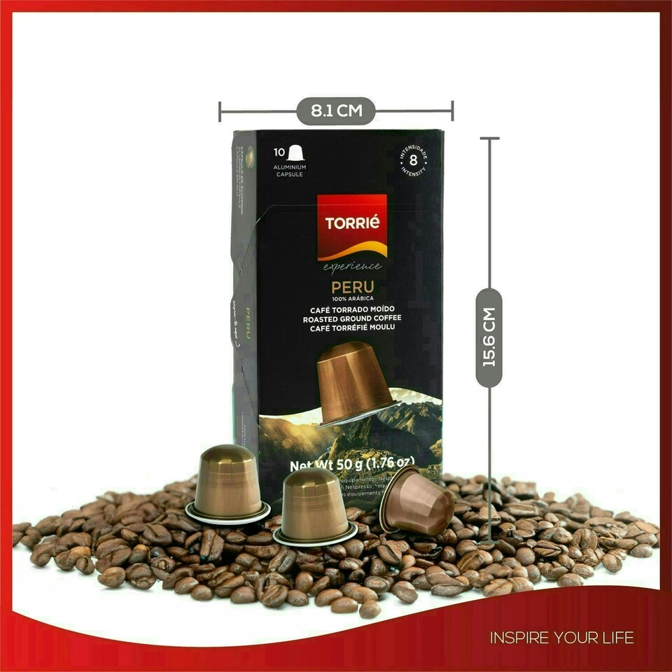image 1 of Peru Aluminium Nespresso ® Compatible Coffee Capsules (120 Pods)