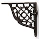 image 3 of Hammer & Tongs Honeycomb Iron Shelf Bracket - D100mm - Raw