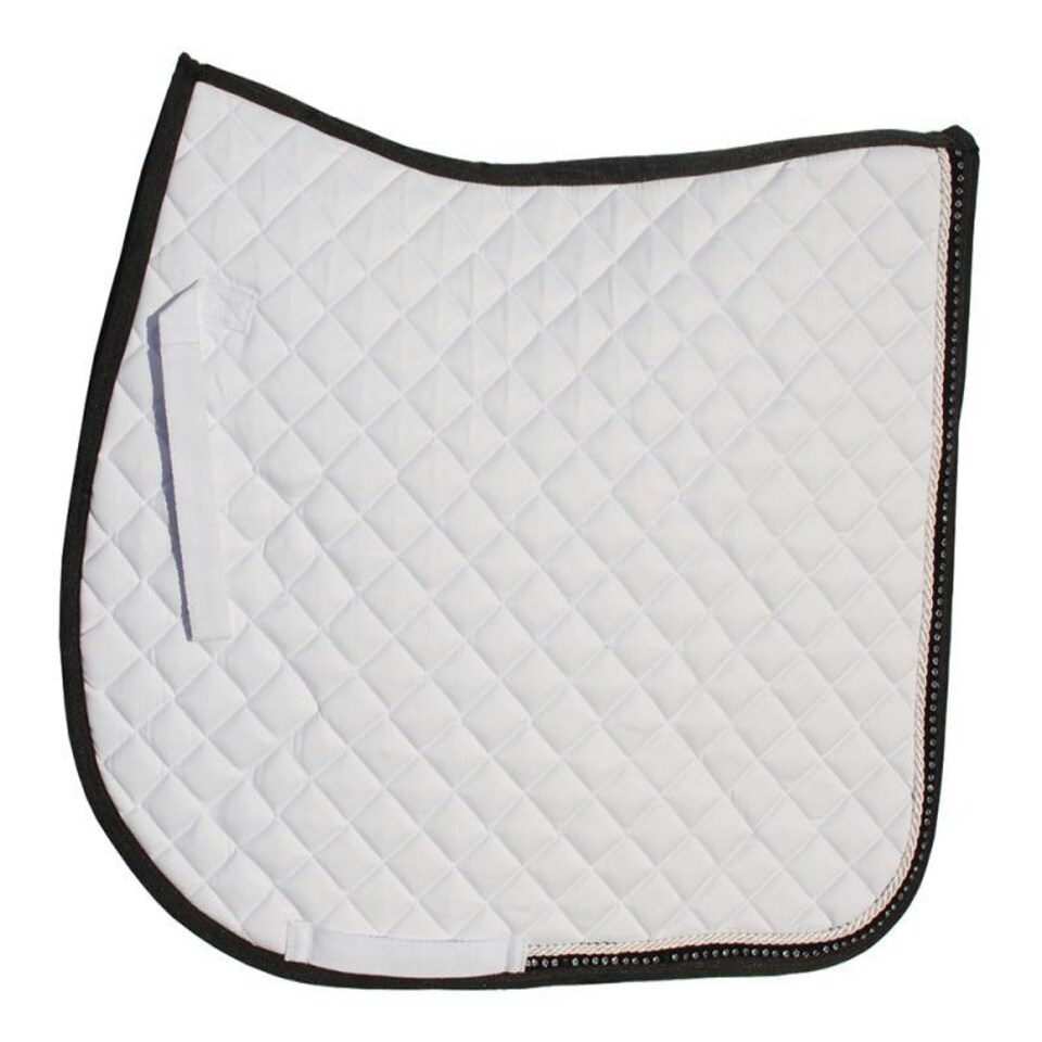 image 1 of Rhinegold Elite Diamante Trim Saddle Cloth Green | Size: Pony
Colour: Turquoise