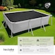 image 2 of Pool Solar Cover to Protect and Warm Rectangular Swimming Pool | Black | black | 1