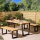 image 4 of Rowlinson Stockholm 4 Seat Dining Set Multi