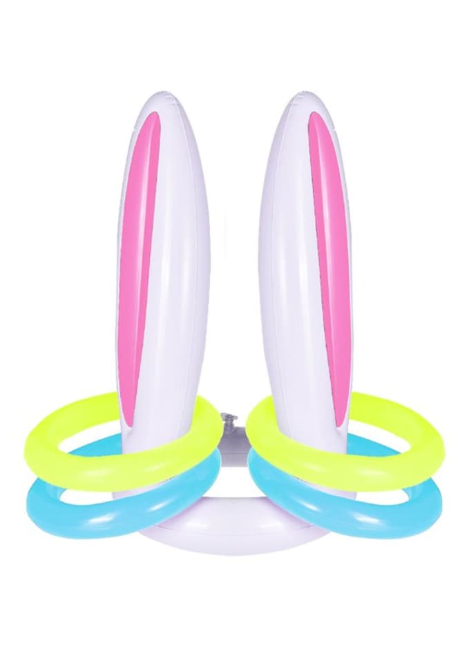 image 1 of Inflatable Bunny Ears Easter Party Game