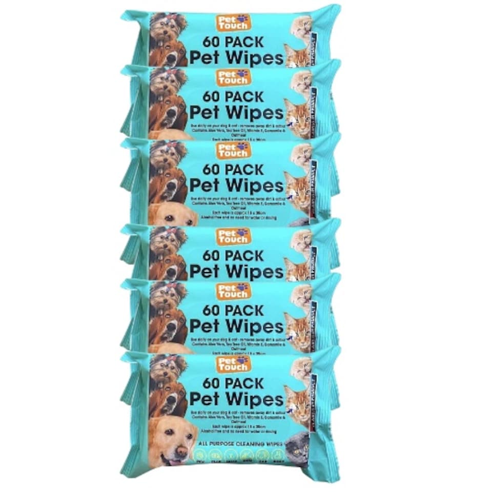 image 1 of Pet Touch Pet Wipes All Purpose 60 Pack | Blue | Blue | 1