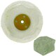 image 1 of White Close Stitched Polishing Buffing Mop 4" x 1" 2 Row With Compound 250g