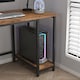 image 4 of MCC Direct Computer Desk with 2 Adjustable shelves - Chicago 120cm Grey | Grey
