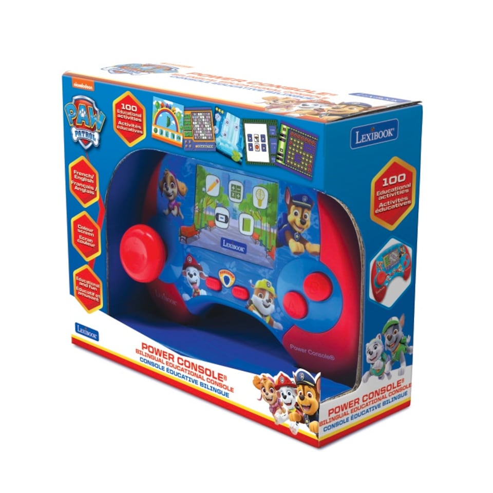 image 1 of Lexibook JCG100PAI1 Paw Patrol Educational Handheld Bilingual Console with LCD Screen