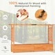 image 6 of COSTWAY Raised Garden Bed Planter Box w/2-Sided Trellis Orange