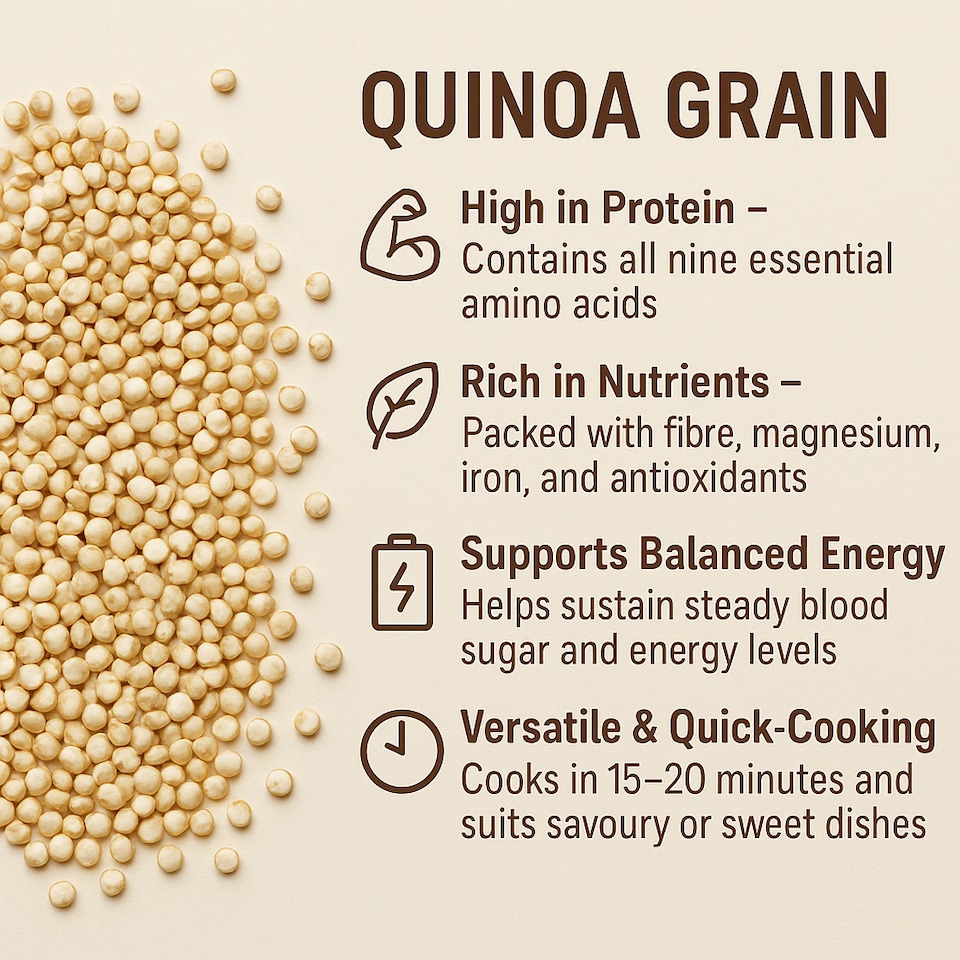 image 1 of Organic Quinoa Grain 1kg (Sussex Wholefoods) | Multi