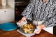 image 2 of Pyrex Cook & Freeze Square 0.9 Litre Storage Dish with Lid 15cm x 15cm x 6cm