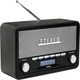 image 7 of Vintage Style Stereo DAB/DAB+ & FM Radio – Grey Wood Cabinet, Bluetooth, Clock Radio Alarm, AUX IN for Smart Phone/Tablet / MP3 Player – Mains or Battery