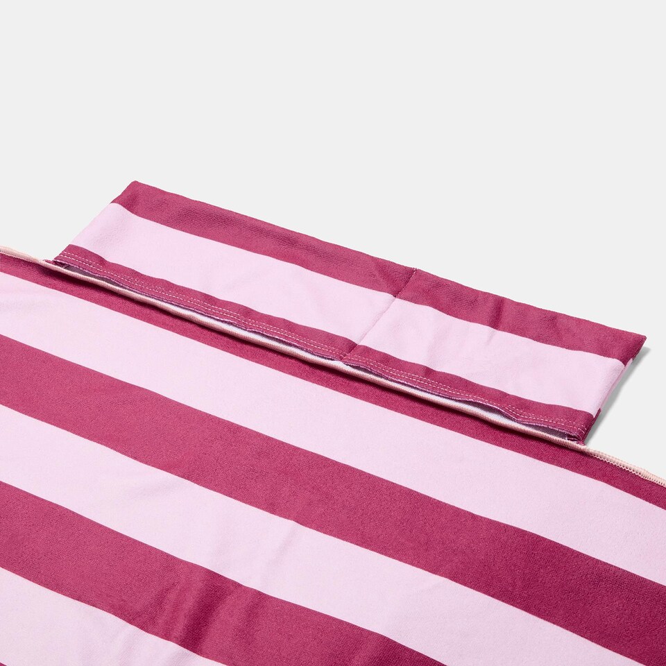 image 1 of OHS Stripes Beach Towel with Bag Quick Dry Absorbent Travel Spa