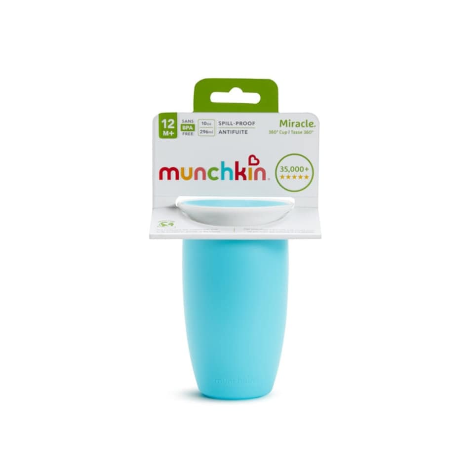 image 1 of Munchkin Miracle Sippy Cup 10Oz - Blue