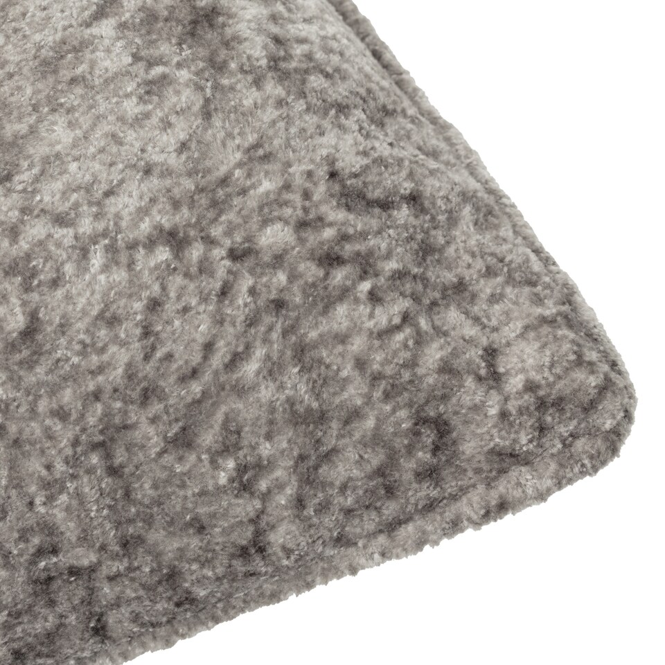 image 1 of Paoletti Lustre Velvet Cushion | Green | Pewter