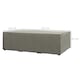 image 3 of Outsunny Garden Furniture Cover Outdoor Waterproof Rattan Set Rain Protection | Grey | Grey | 222L x 155W x 67H cm