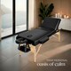 image 9 of 3 Zone Massage Table Somwang with Bolster Set | Black | black | 1