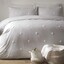 Silver with White Dots
