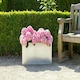 image 4 of Primrose Zinc Galvanised Rectangular Silver Rectangular Planter 100cm x 40cm