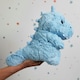 image 2 of Warmies Plush Blue Baby Dinosaur Microwavable Weighted Teddy