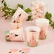 image 3 of Princess Castle Paper Cups - Pack of 8 Pink