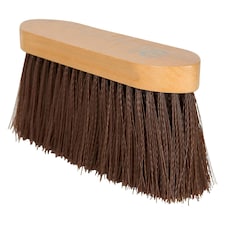 Imperial Riding Long Bristle Wooden Horse Dandy Brush - Walnut - One Size