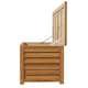 image 8 of Outsunny 292L Outdoor Storage Box for Patio, Pool, Light Brown 