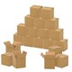 image 2 of 10 x Single Wall 8 x 6 x 4" (203x152x102mm) Strong Cardboard Shipping Boxes For House Moving & Storage | Brown