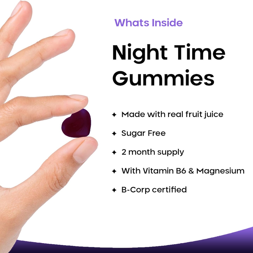 image 1 of Night Time Sleep Gummies- Natural Melatonin Sources