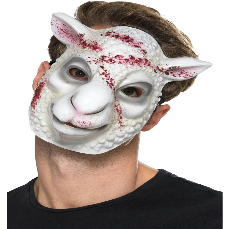 Evil Sheep Evil Mask, White - MALE - ADULT - N/A