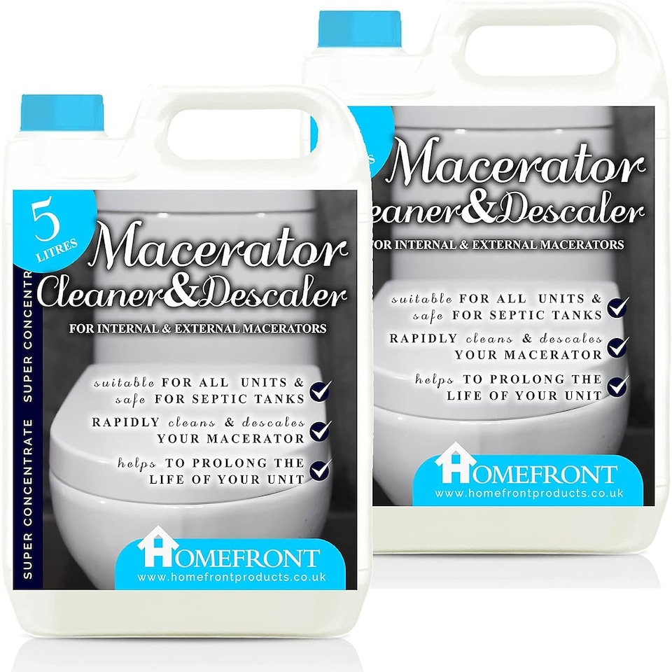 image 1 of Homefront Macerator Cleaner & Descaler Cleans and Descales Internal and External Macerators 10L