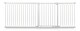 image 1 of Safetots Elite Pressure Safety Gate, 225cm - 234cm, Matt White, Pressure Fit Stair Gate | White