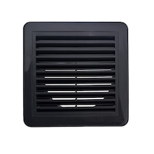 Securlec Plastic Louvre Vent | Grey | Grey | 1