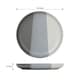 image 4 of 16pc 3tone Dipped Grey Set