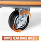 image 5 of Heavy Duty 300kg Folding Platform Trolley Hand Truck Cart Sack Flat Bed Pulley