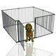 image 1 of Bettacare Pet Pen, 144cm x 144cm, Black, 70cm High, Dog Pen for Pets and Puppies, Dog Playpen suitable for Indoor and Outdoor use Black