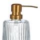 image 3 of Ticino Brittany Clear Glass Lotion Dispenser