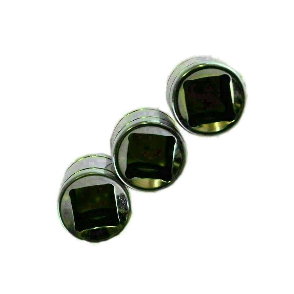 image 1 of 3/8" Drive Straight Socket Extension Bar Set 75mm 150mm + 250mm 3pc