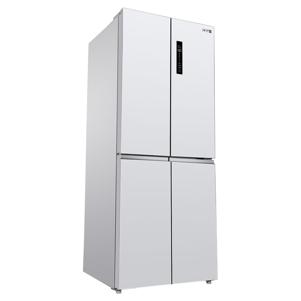 image 1 of HYE 394 Litre No Frost Cross Door American Fridge Freezer, 70cm, White - RF01AMCD394W07