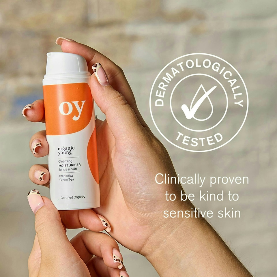 image 1 of Green People Oy Clear Skin Moisturiser - Organic Young for Teen Skin - Paraben & Alcohol Free - Vegan, 50ml