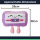 image 7 of Cassete Soft Toy Cute Plushie Huggable Cuddly Stuffed Toy Gift 25cm Purple