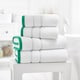 image 2 of Delamere Zero-Twist Luxury Cotton Towels – Ultra-Soft, Absorbent & Stylish Green | Green | Hand towel
