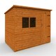 image 1 of 9ft x 6ft (2650mm x 1750mm) Horsforth Deluxe Shiplap Pent Shed with 2 Window (12mm Tongue and Groove Floor and Roof)
