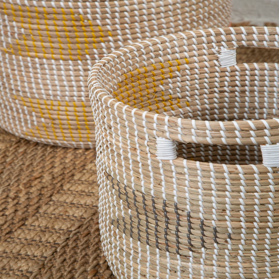 image 1 of Bora Set of 2 Storage Baskets Brown