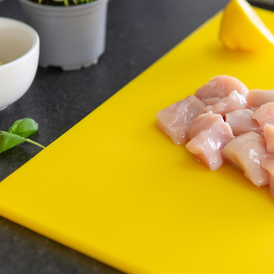 image 1 of Argon Tableware Plastic Chopping Board - 45cm x 30cm - Yellow | Yellow | Yellow