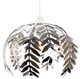 image 1 of Traditional Fern Leaf Design Ceiling Pendant Light Shade in Silver Chrome Finish | Silver