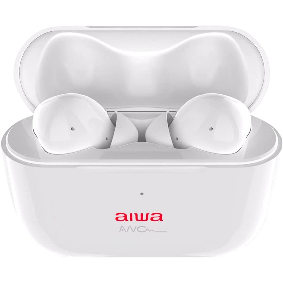 image 1 of Aiwa EBTW-888ANC Wireless In Ear Headphones  in White