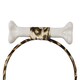 image 2 of Bristol Novelty Bone Headband - Black/White - One Size